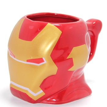 Marvel Iron Man Kabartmalı Kask Tasarımlı Kupa Bardak