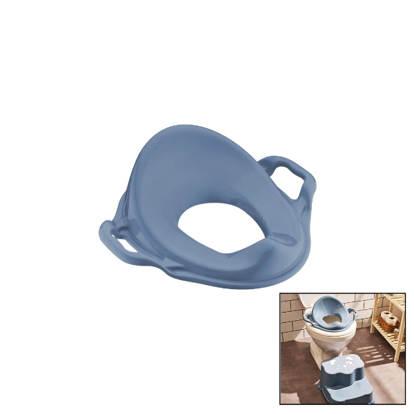 Mavi Kulplu Çocuk Klozet Adaptörü 