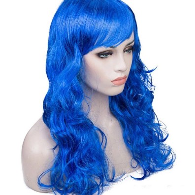 Mavi Renk Parti Peruğu