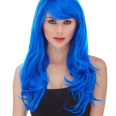 Mavi Renk Parti Peruğu
