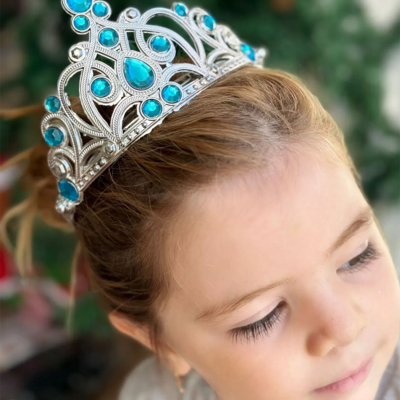Mavi Taşlı Prenses Tacı