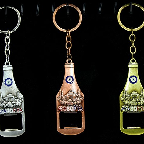 Metal Ayasofya Anahtarlık Ve Açacak Model 1 