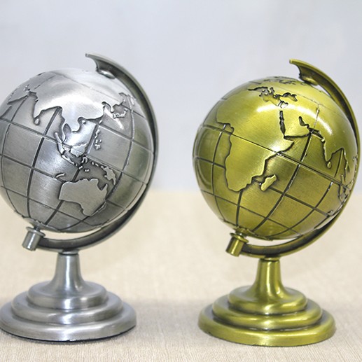 Metal Dünya Küre Model 2 