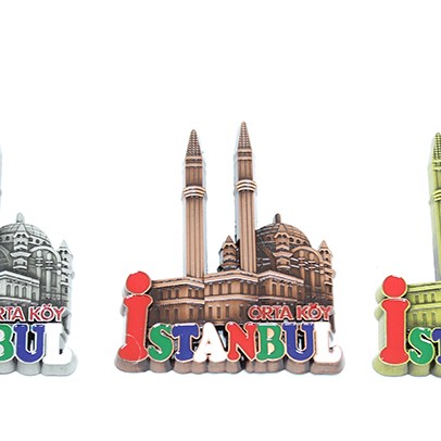Metal İstanbul Temalı Yöresel Magnet Model 2 
