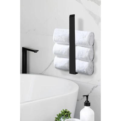 Metal Mat Siyah Havluluk 