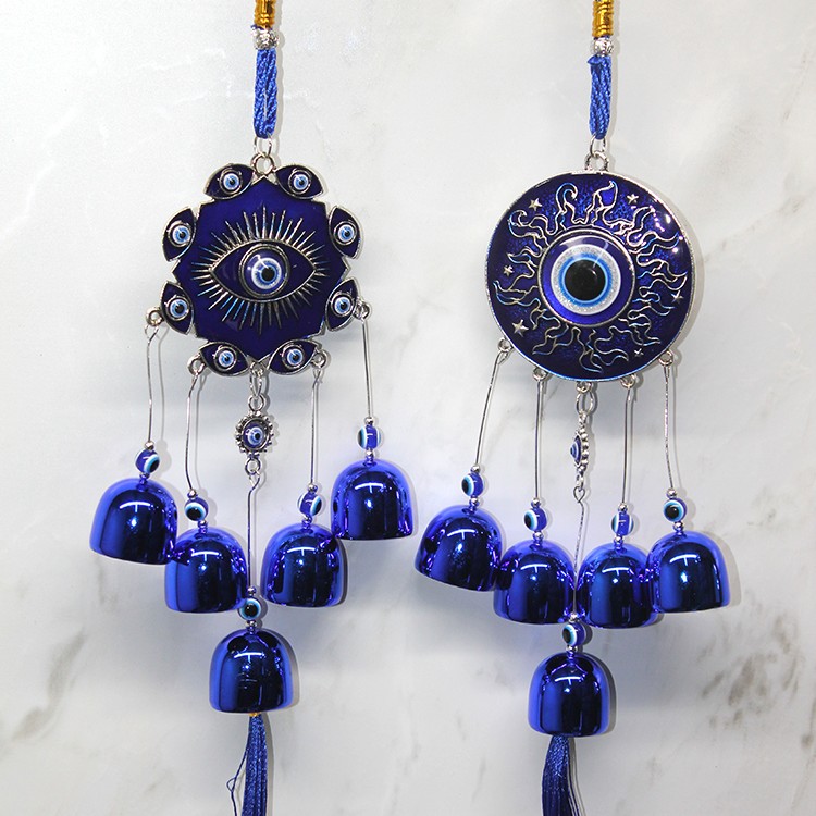 Metal Nazar Boncuğu Çan Model 10