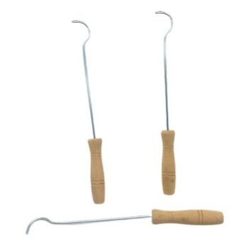 Metal Soba Kapak Açacağı - Ahşap Saplı - Güvenli Kullanım 