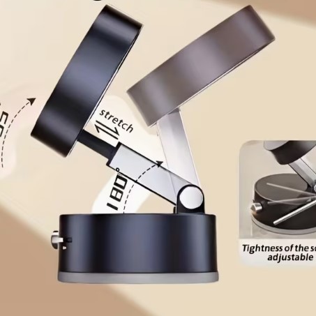 Mıknatıslı Katlanabilir Telefon Tutucu - Torpido ve Cam Uyumlu