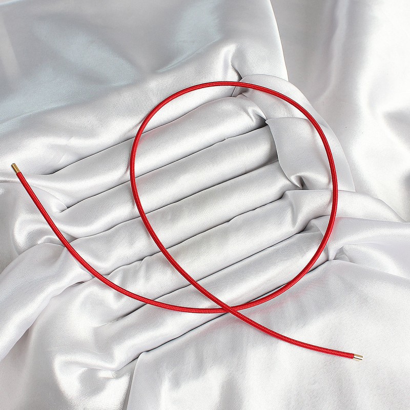 Mıknatıslı Koyu Kırmızı Renk Sarmal Kadın Bileklik