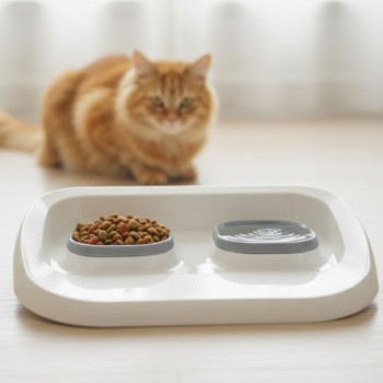 Mikopet Gri 2'si 1 Arada Mama Ve Su Kabı