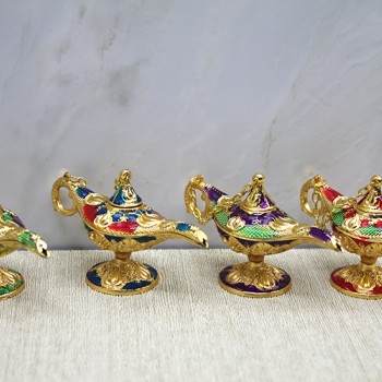 Mineli Metal Alaaddin Lambası Model 1 