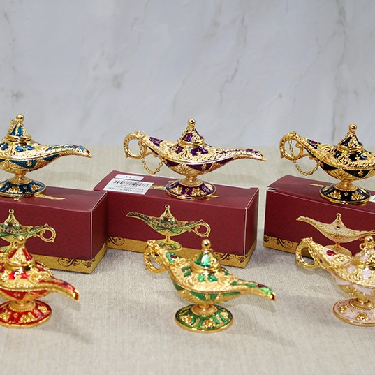 Mineli Metal Alaaddin Lambası Model 3