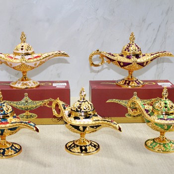 Mineli Metal Alaaddin Lambası Model 5