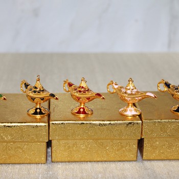 Mineli Metal Alaaddin Lambası Model 6