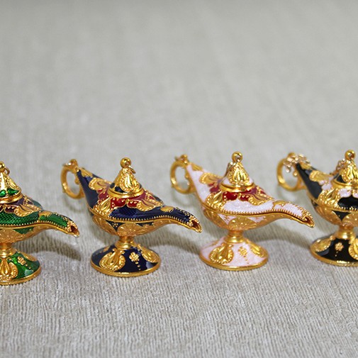 Mineli Metal Alaaddin Lambası Model 7 