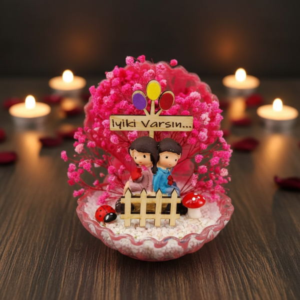 Mini Midye Teraryum - Özel Gün Hediyesi 