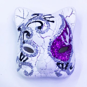 Mor Renk Venedik Kedi Model Magnet