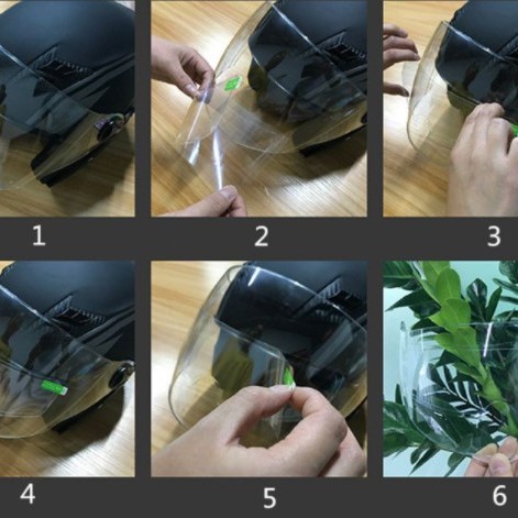 MOTOSIKLET  KASKI İÇIN YAĞMUR KAYDIRICI