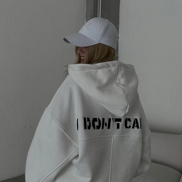 Nakış İşlemeli Üç İplik Sweat Takım- Beyaz -