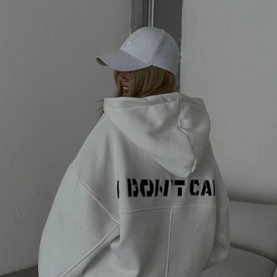 Nakış İşlemeli Üç İplik Sweat Takım- Beyaz -