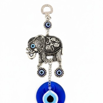 Nazar Boncuğu Tekli Fil Askılık 