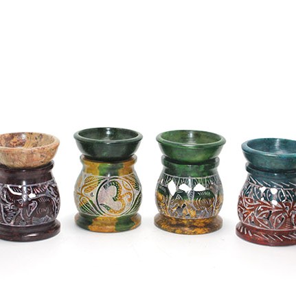 Obsidian Taşı Buhurdanlık Model 3 