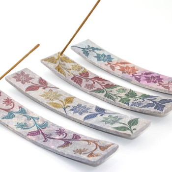 Obsidian Taşı Kayık Tütsülük 