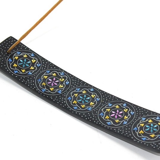 Obsidian Taşı Kayık Tütsülük Model 3 