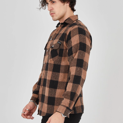 Oduncu Gömlek - Kahverengi