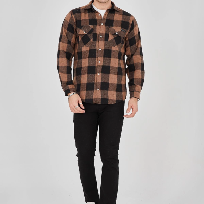 Oduncu Gömlek - Kahverengi