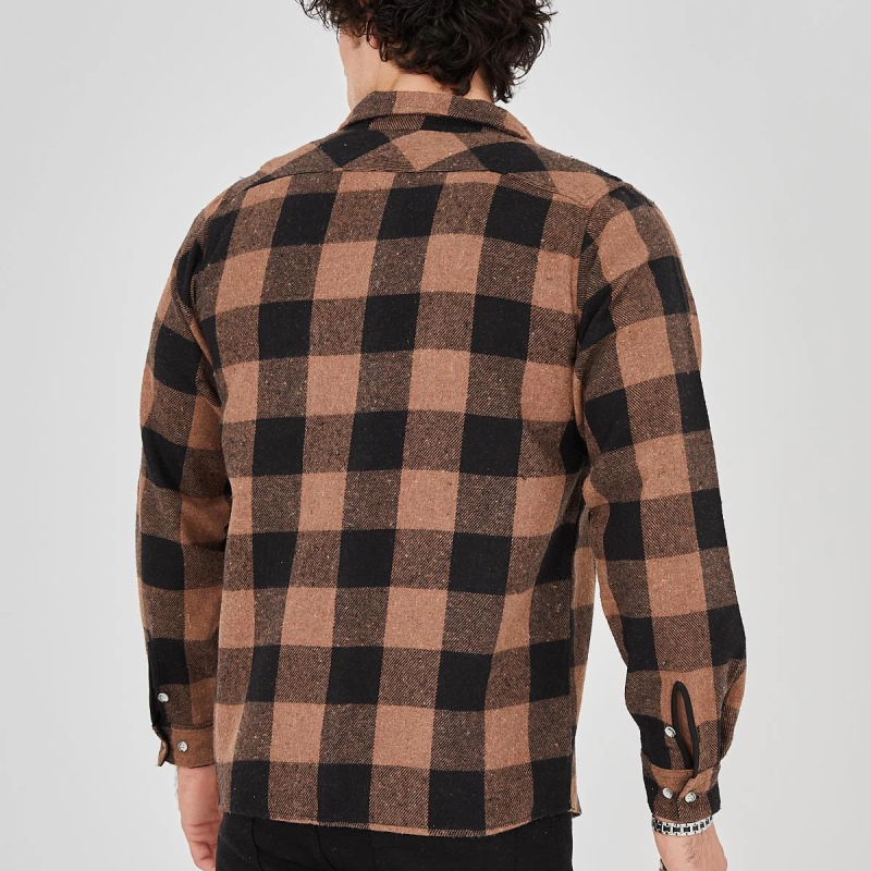 Oduncu Gömlek - Kahverengi