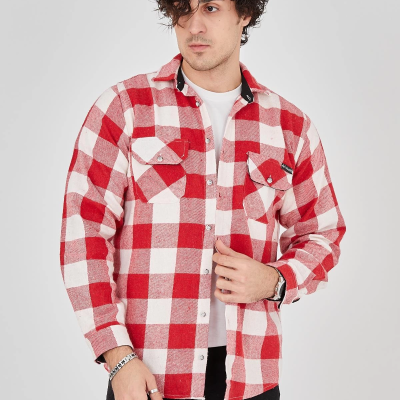 Oduncu Gömlek  - Pembe -