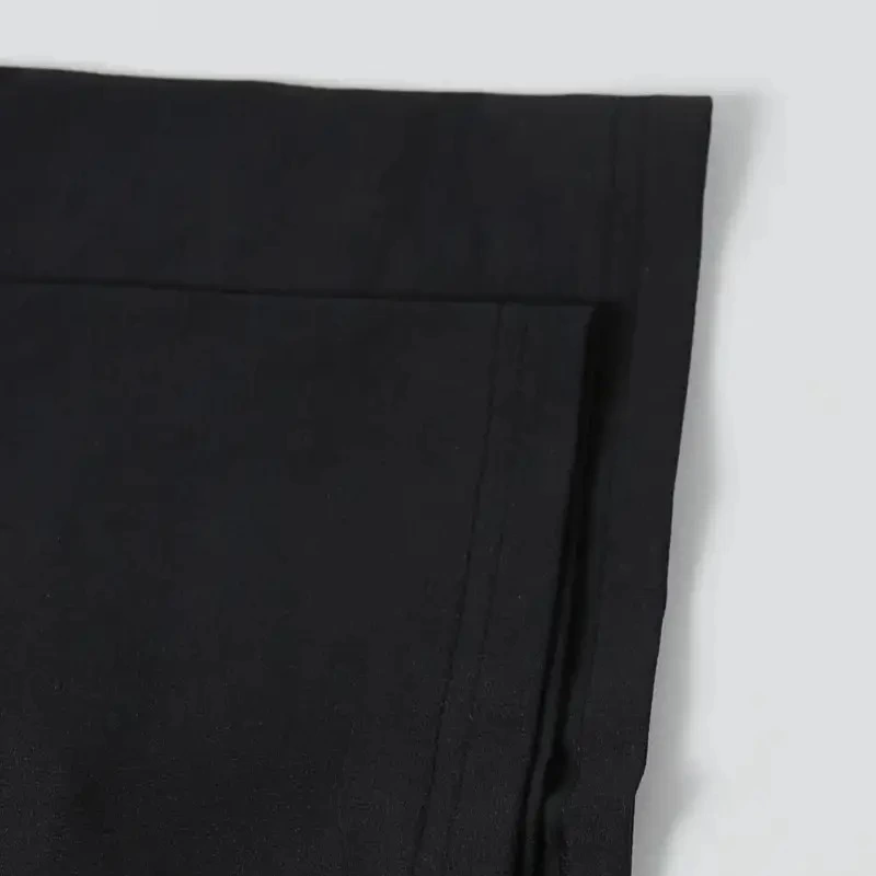 Ördek Baskılı ve Yuvarlak Yakalı   Günlük Büyük Boy Siyah Tişört. - Siyah -