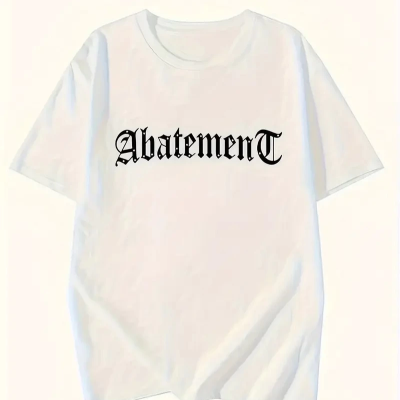 Örümcek Ağı Desenli Baskılı Oversize Bisiklet Yaka T-shirt  - Beyaz -