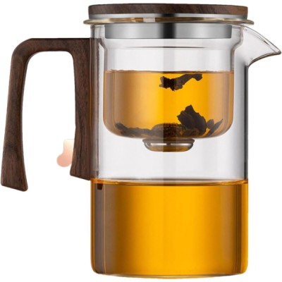 Otomatik Cam Demlik Ve 2'li Bardak Seti 