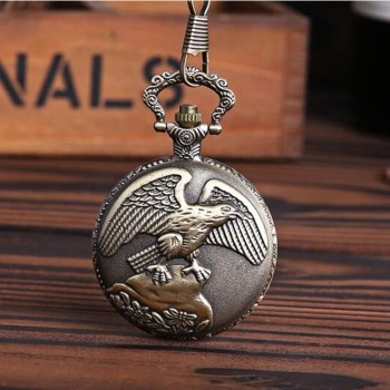 Özel Kutulu Kartal Tasarımlı Köstekli Saat 