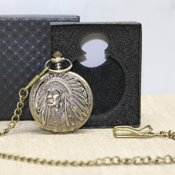 Özel Kutulu Kızılderili Köstekli Saat