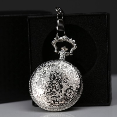 Özel Kutulu Rakamlı Gümüş Köstekli Saat 