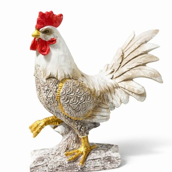 Özel Tasarım Polyester Horoz Figürü