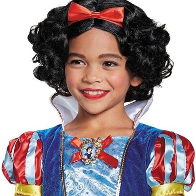 Pamuk Prenses Peruğu Kırmızı Fiyonklu 