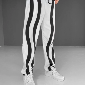 Paraşüt Kumaş Eşofman - Beyaz -