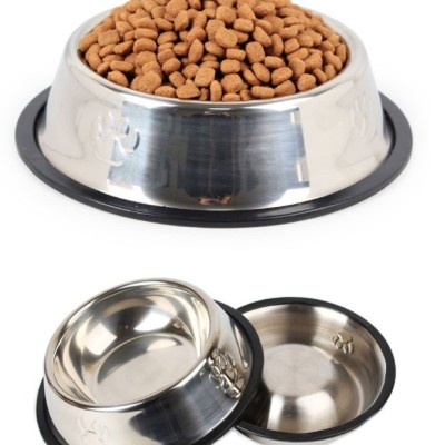 Paslanmaz Çelik Metal Mama Kabı 22 cm.