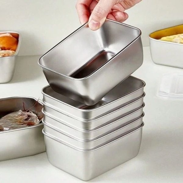 Paslanmaz Çelik Saklama Kabı 