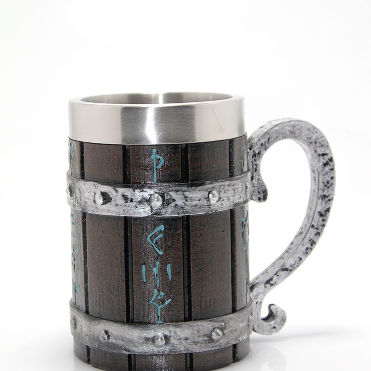 Paslanmaz Çelik Tasarım Kupa Bardak (XL Boyut)