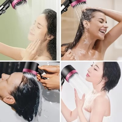 Pembe 3 Modlu Filtreli Duş Başlığı 