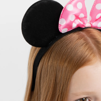 Pembe Fiyonklu Minnie Mouse Tacı 