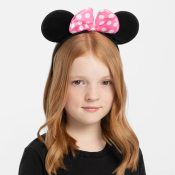 Pembe Fiyonklu Minnie Mouse Tacı 