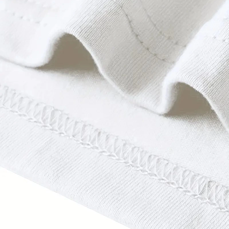 Pembe Panter Baskılı   Oversize Günlük Kısa Kollu Tişört- Beyaz -