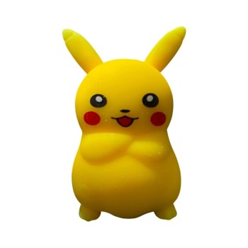 Pikaçu Tasarımlı Squishy - 12'li Paket - Yumuşak Oyuncak 