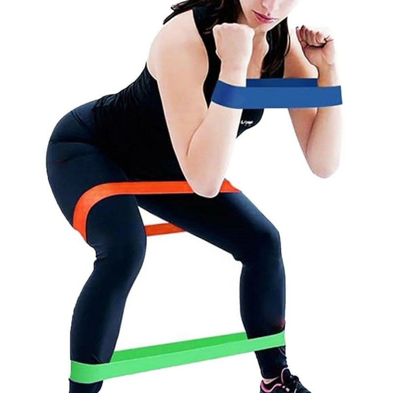 Pilates Direnç Lastiği Seti 5 Adet